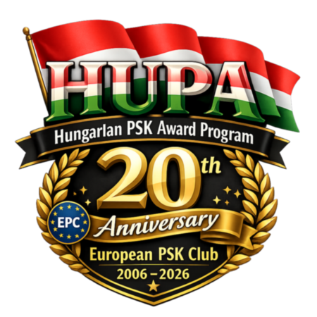 HUPA 20th Anniversary Logo